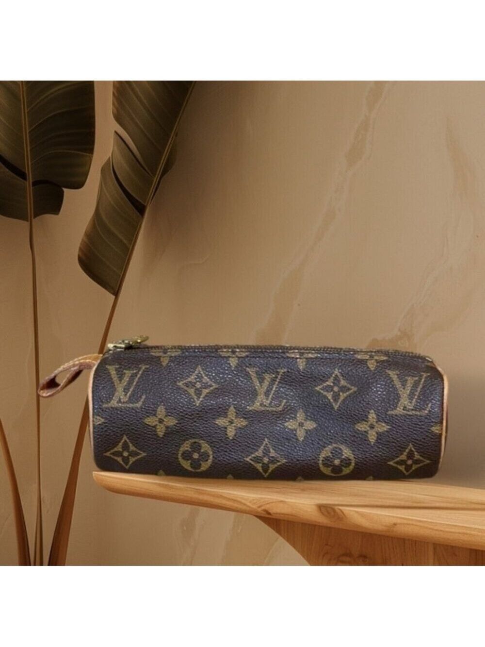 Authentic Louis Vuitton Mini Papillon Accessory Pouch Monogram Canvas
